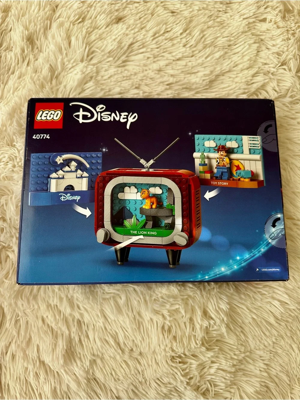 LEGO 40774 Disney Classic Animation Scenes Retro TV Toy Story Lion King Sealed